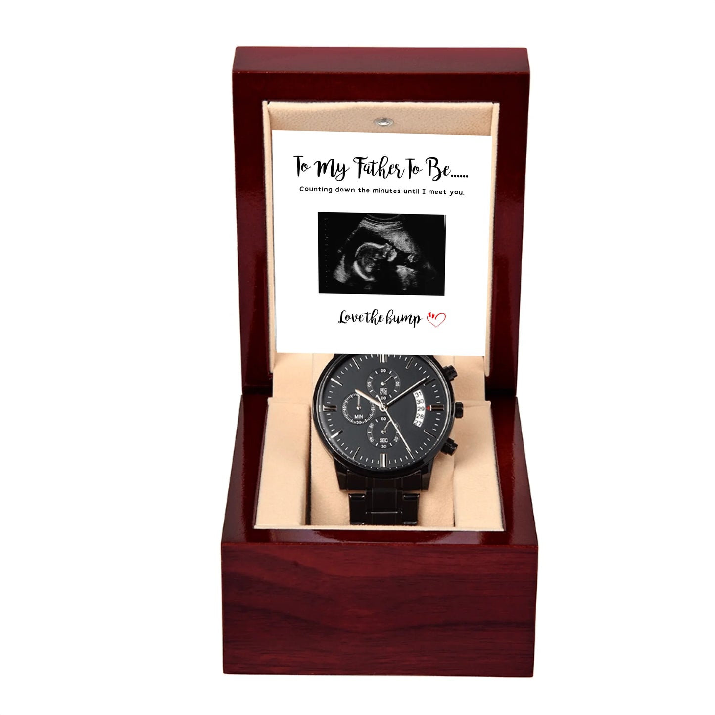 Black Chronograph Watch 1