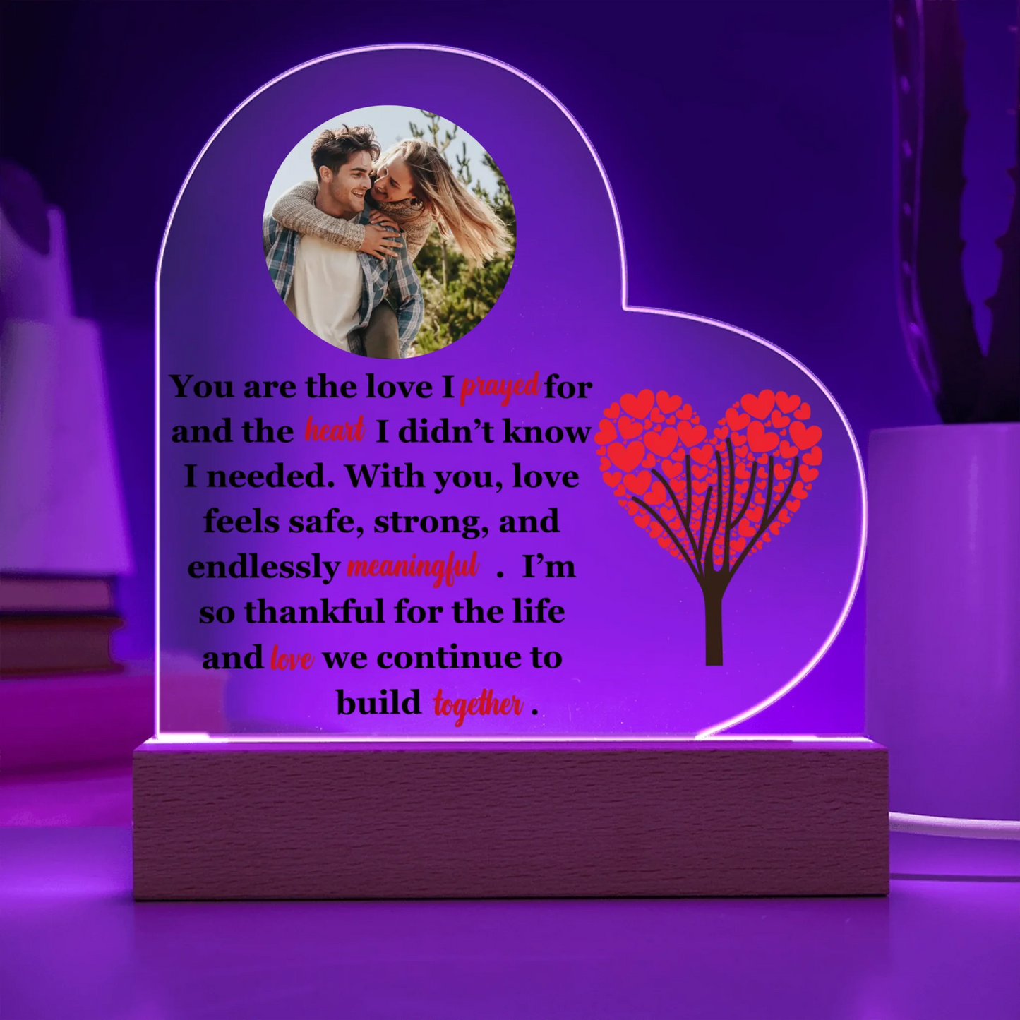 Acrylic Heart LED 11