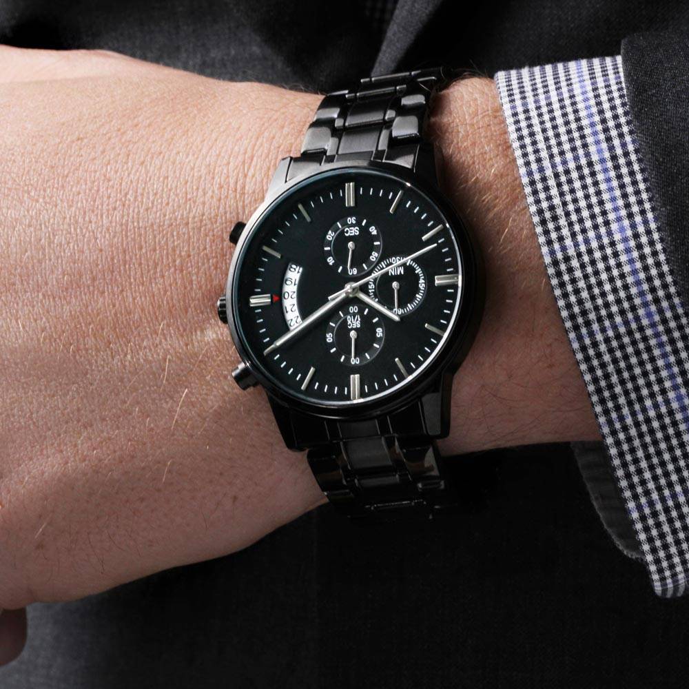 To My Dad - You Will Always be My Hero Chronograph Watch