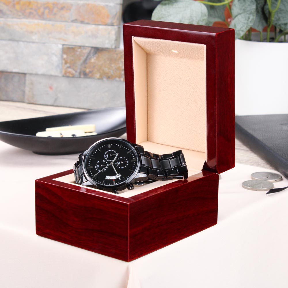 To My Husband and Soulmate - Chronograph Watch