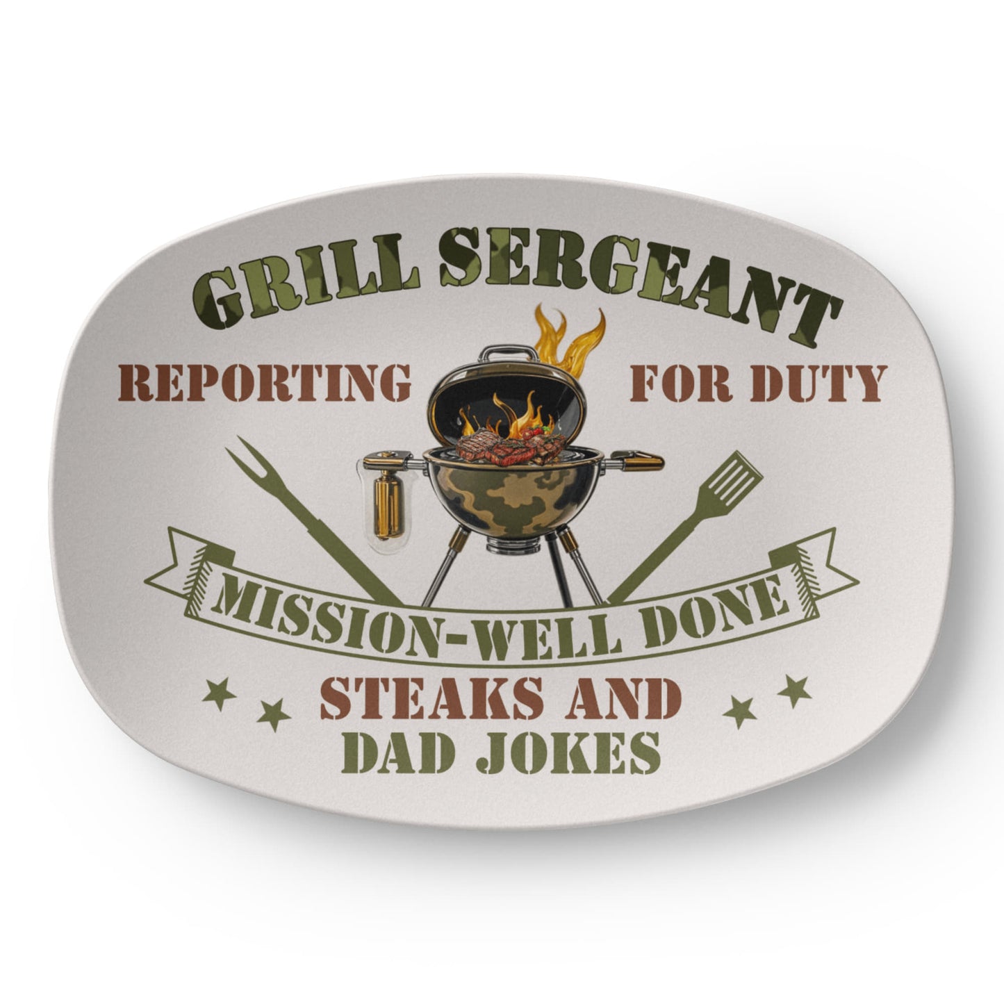 Gifts for Him - Grill Sergeant Platter