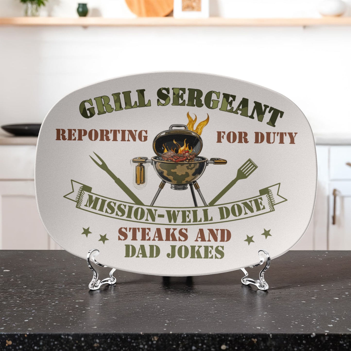 Gifts for Him - Grill Sergeant Platter