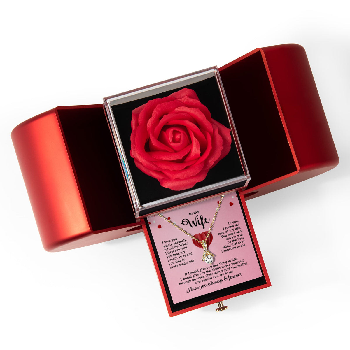 Alluring Beauty Necklace - To My Wife