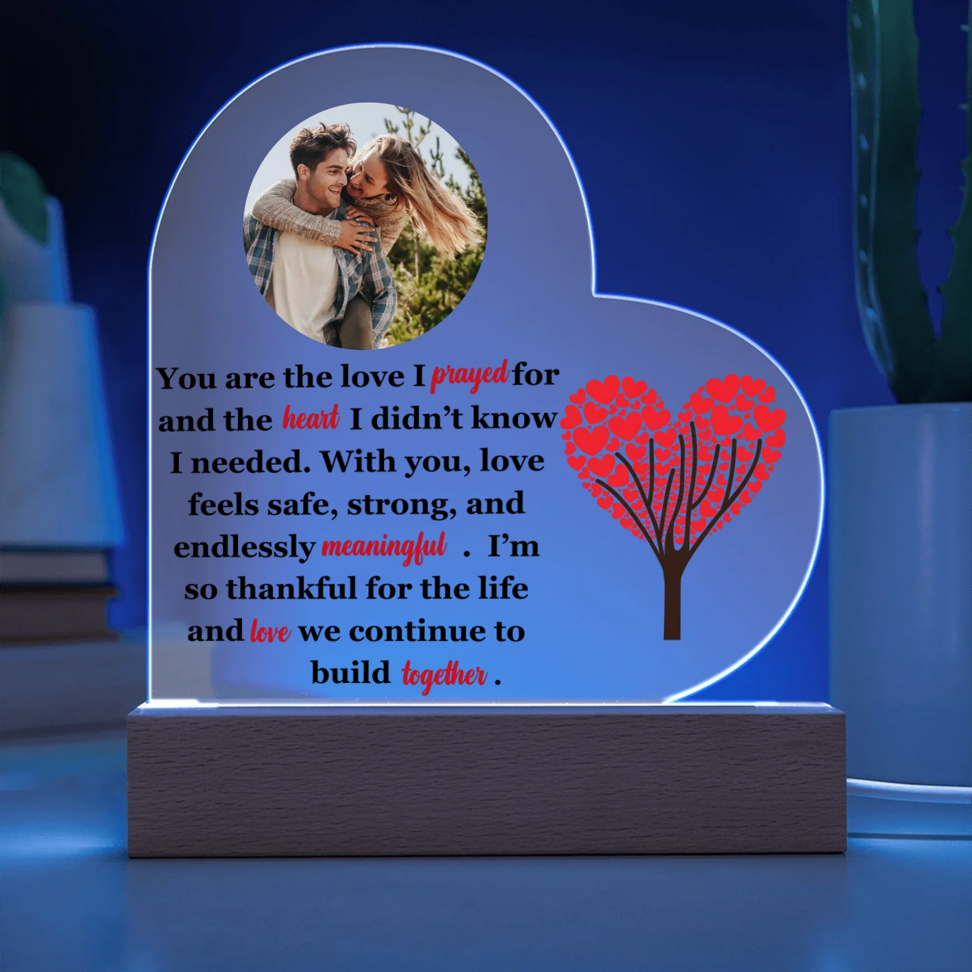 Acrylic Heart LED 9
