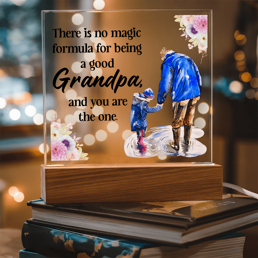Acrylic Square Design_Grandpa