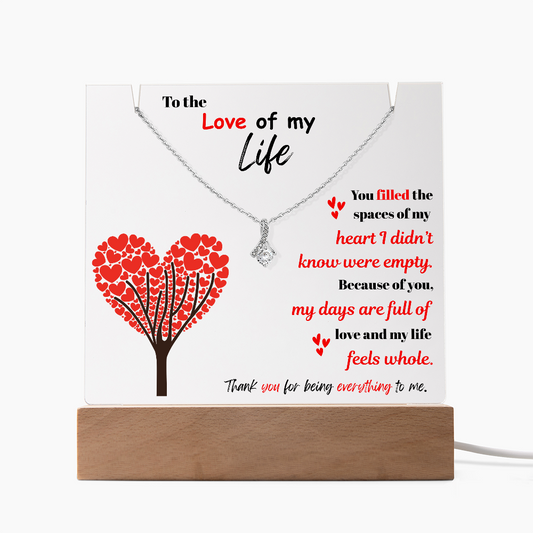 To the Love my Life - Alluring Beauty Necklace Acrylic Bundle