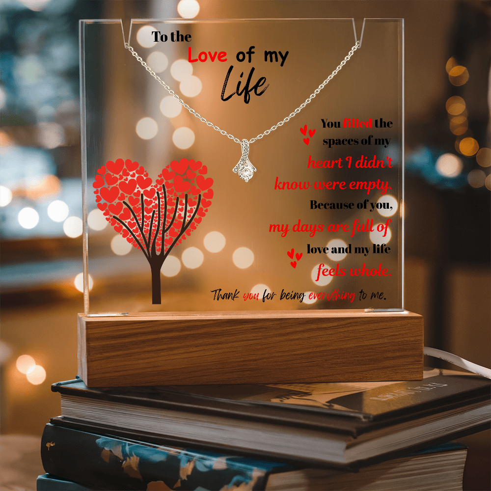 To the Love my Life - Alluring Beauty Necklace Acrylic Bundle