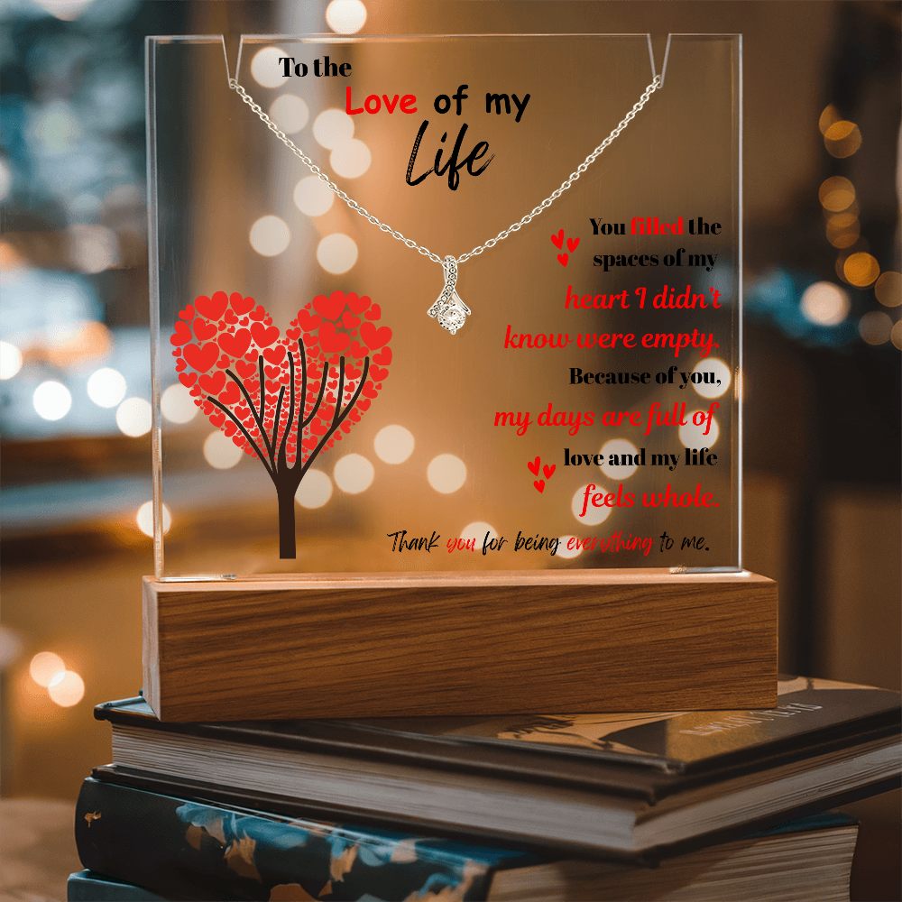 To the Love my Life - Alluring Beauty Necklace Acrylic Bundle