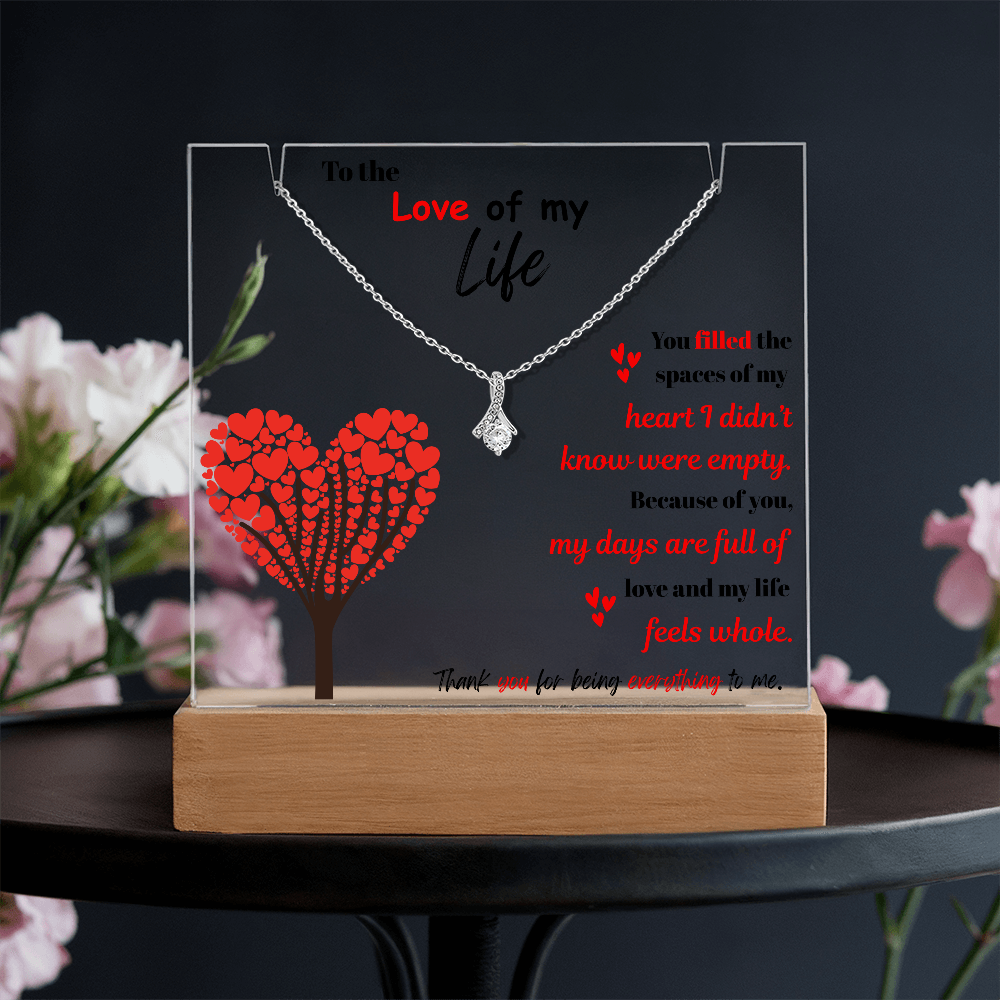 To the Love my Life - Alluring Beauty Necklace Acrylic Bundle