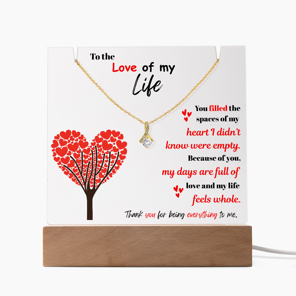 To the Love my Life - Alluring Beauty Necklace Acrylic Bundle