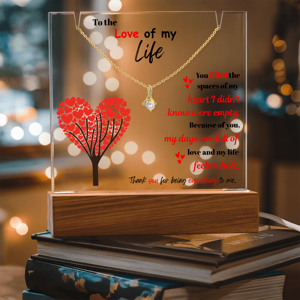 To the Love my Life - Alluring Beauty Necklace Acrylic Bundle