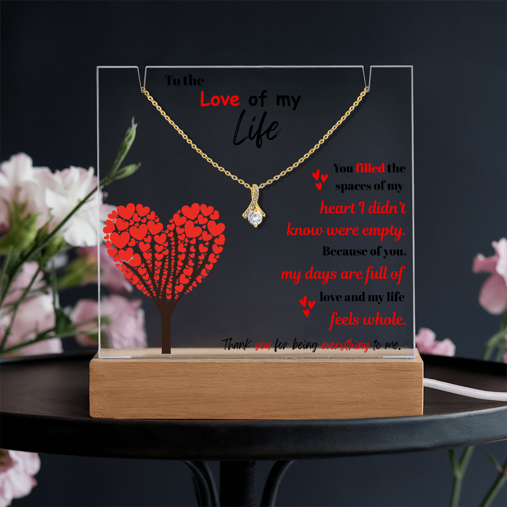 To the Love my Life - Alluring Beauty Necklace Acrylic Bundle