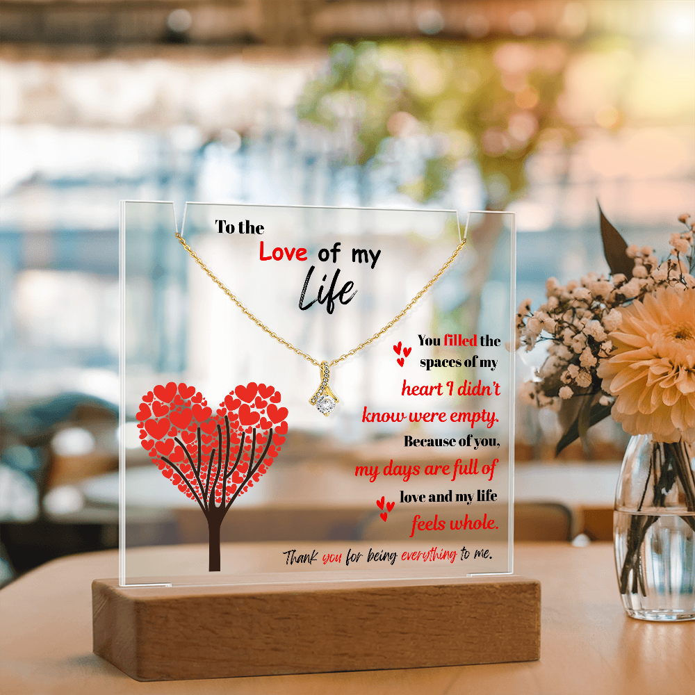To the Love my Life - Alluring Beauty Necklace Acrylic Bundle