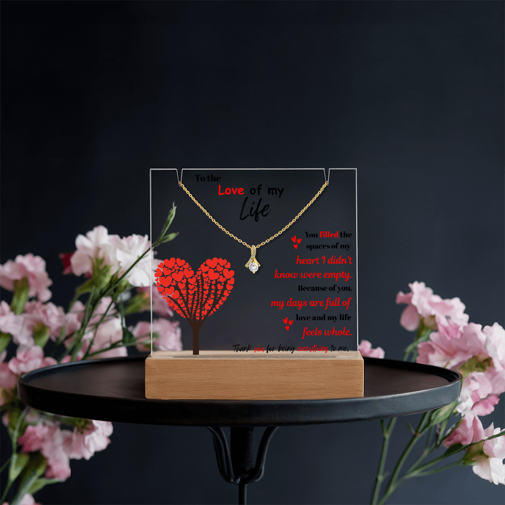 To the Love my Life - Alluring Beauty Necklace Acrylic Bundle