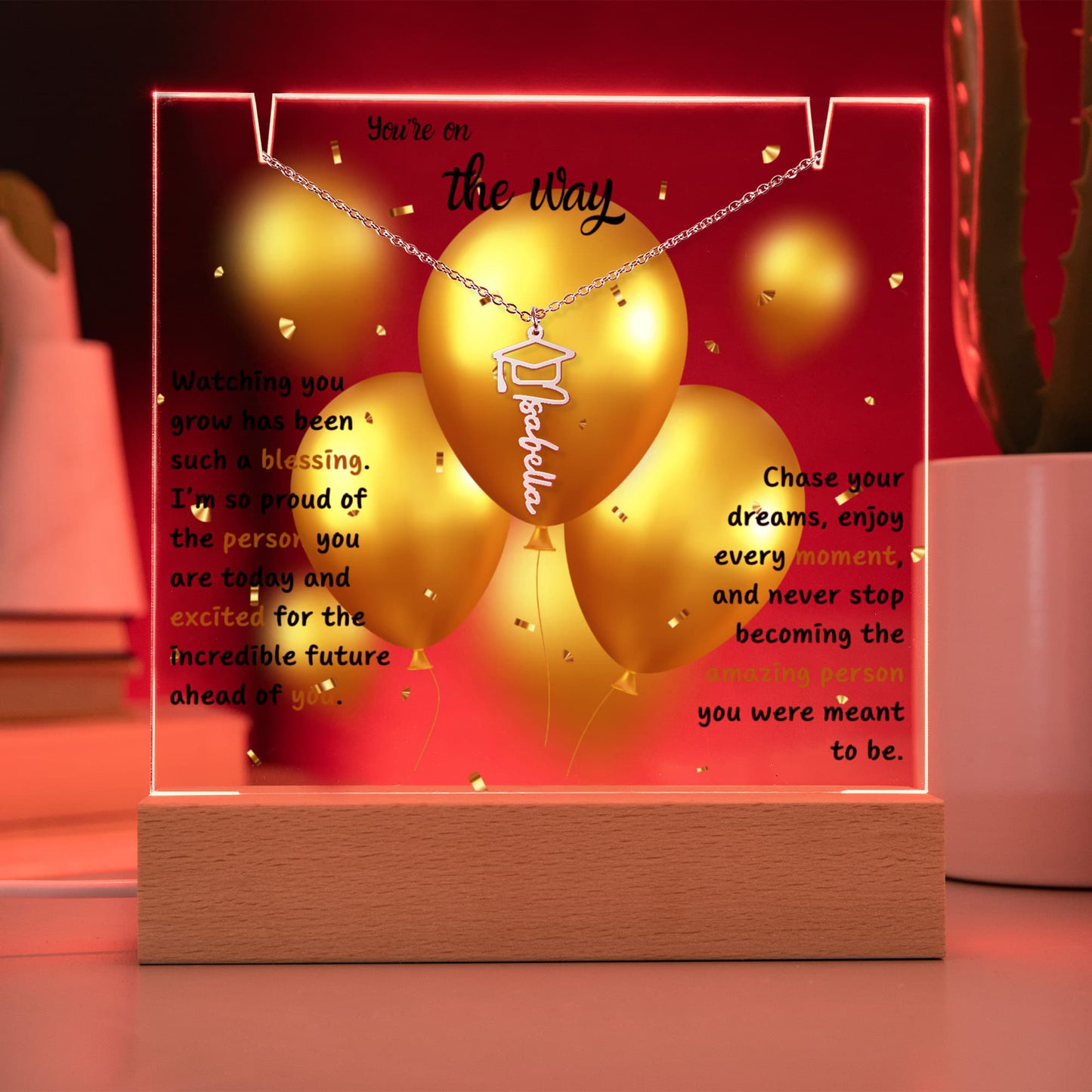A Gift as Bright as Their Future - Keepsake Acrylic Graduation Bundle