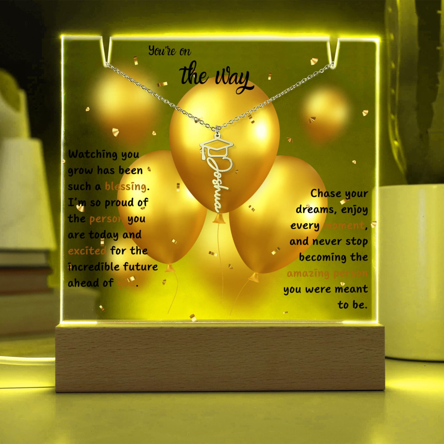 A Gift as Bright as Their Future - Keepsake Acrylic Graduation Bundle