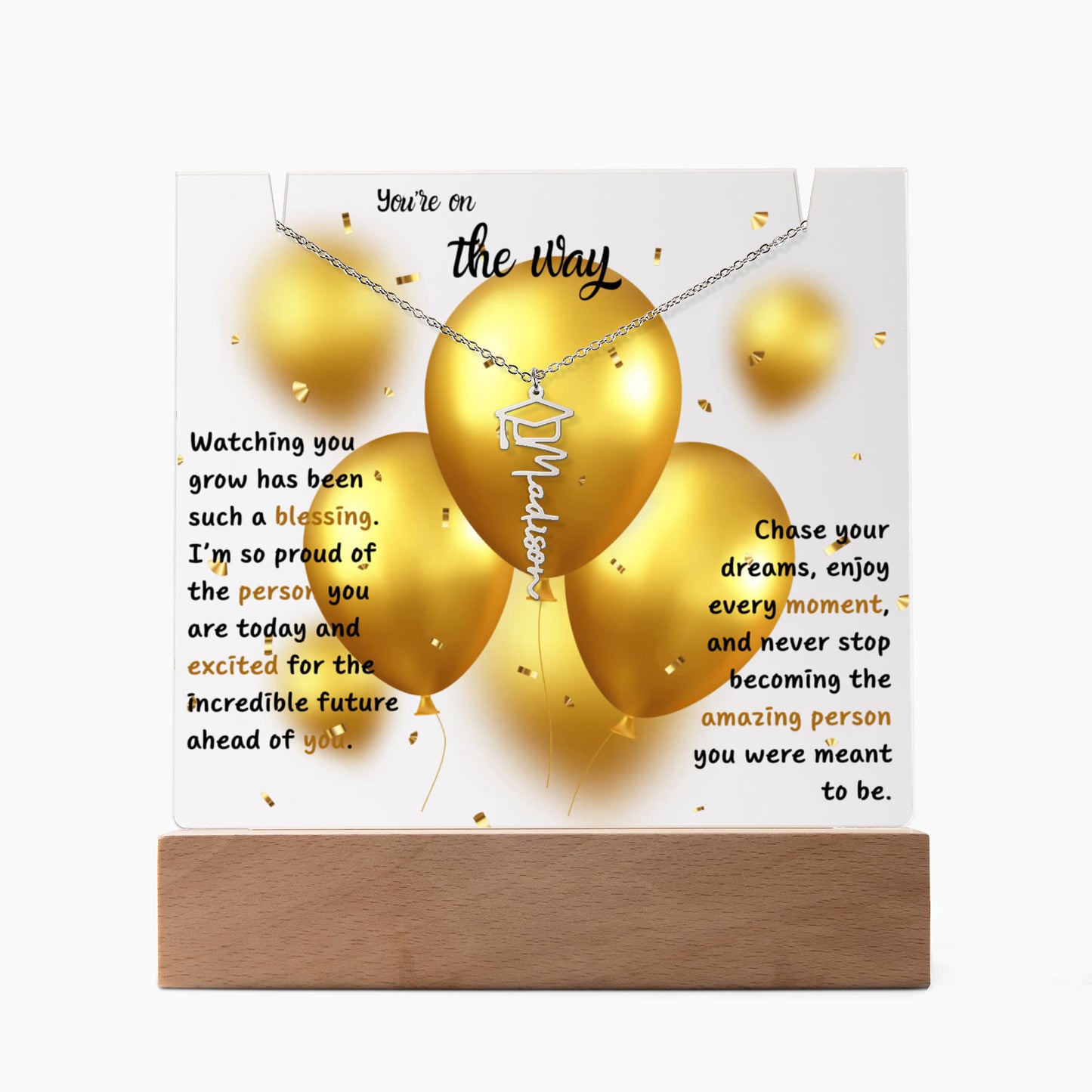 A Gift as Bright as Their Future - Keepsake Acrylic Graduation Bundle