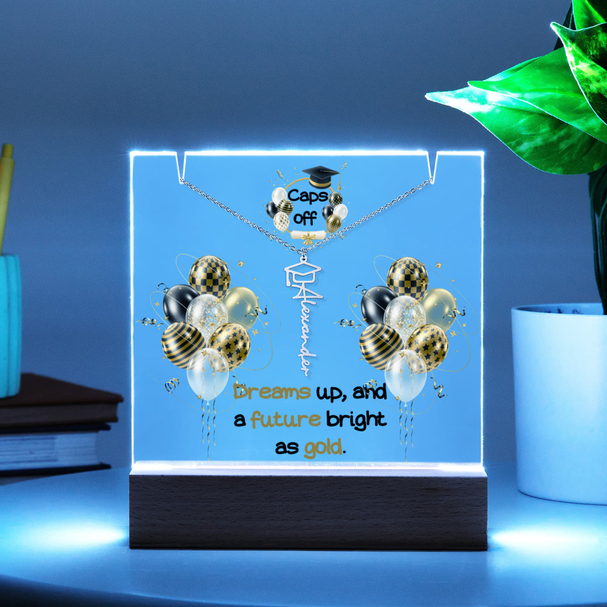 Caps Off, Celebrate Their Next Chapter in Style - Acrylic bundle