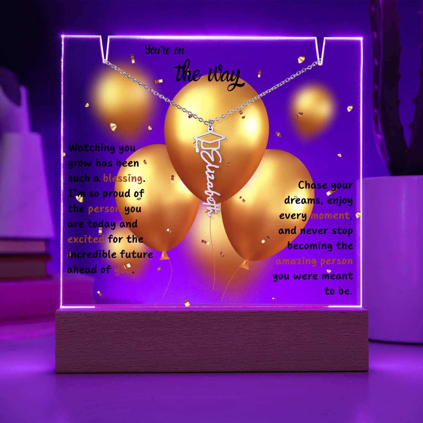 A Gift as Bright as Their Future - Keepsake Acrylic Graduation Bundle