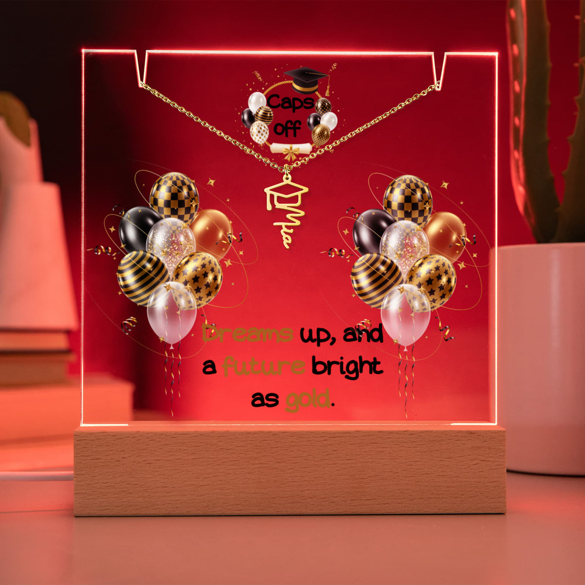 Caps Off, Celebrate Their Next Chapter in Style - Acrylic bundle