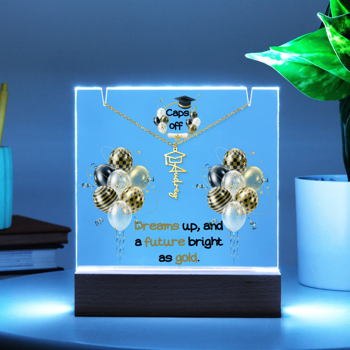 Caps Off, Celebrate Their Next Chapter in Style - Acrylic bundle