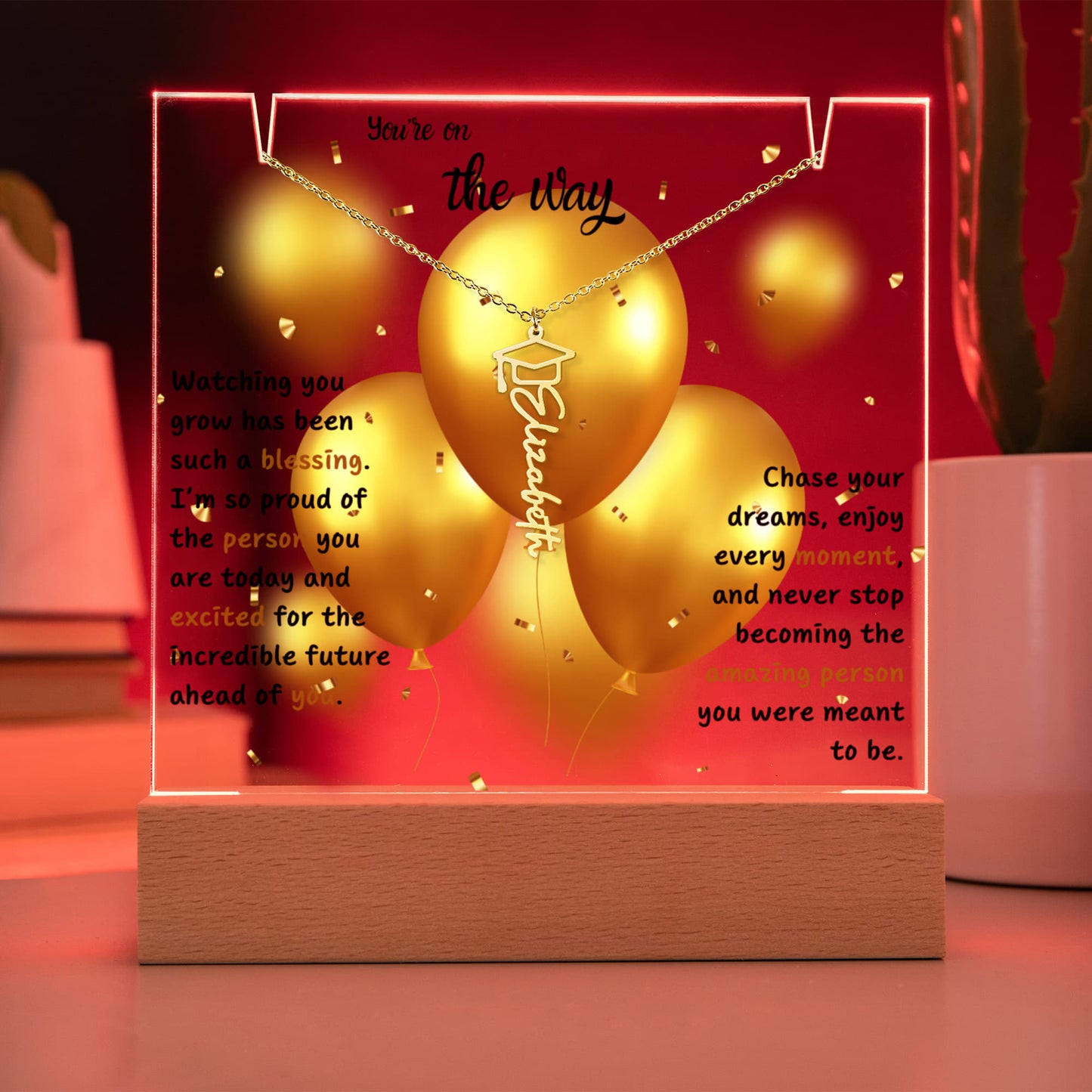 A Gift as Bright as Their Future - Keepsake Acrylic Graduation Bundle